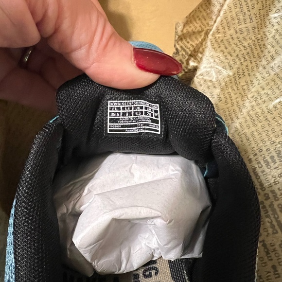 Women's Kleen Brand Athletic Shoes in Blue and Yellow - Picture 3 of 4